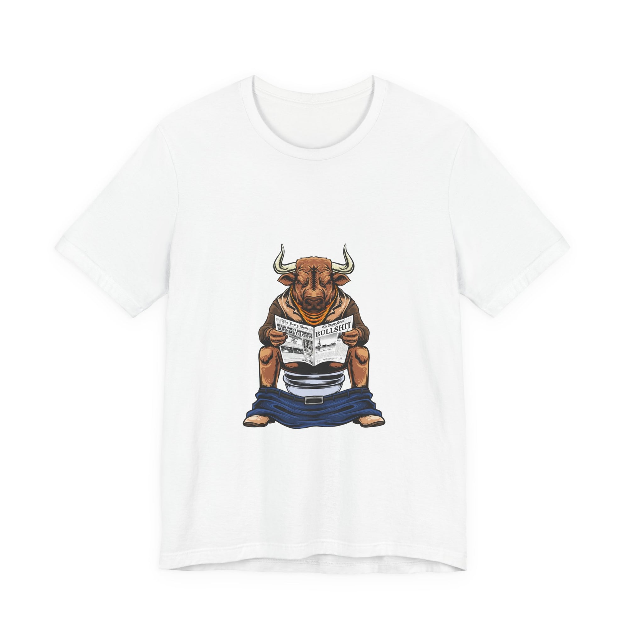 Funny Graphic T-Shirt, Bull Vibes Tee, Unisex Casual Top, Gift for Him/Her, Daily Wear, Humor Shirt, Animal Lover Gift