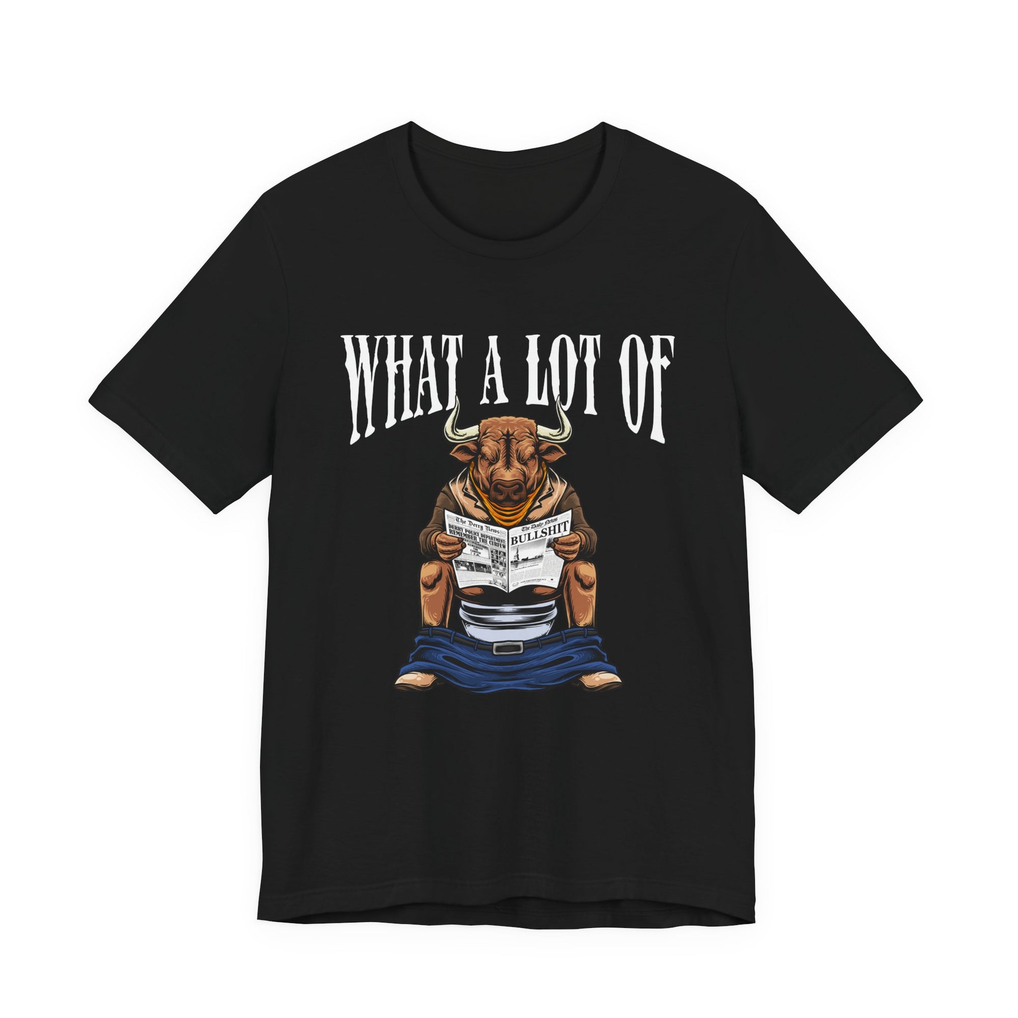 Funny Graphic T-Shirt, Bull Vibes Tee, Unisex Casual Top, Gift for Him/Her, Daily Wear, Humor Shirt, Animal Lover Gift